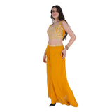 Mustard Yellow Embroidered Sharara Set